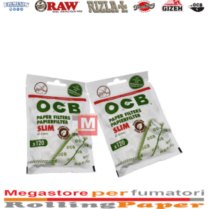 Filtri OCB In Carta Paper 6mm – 10 Bustine da 150 Filtrini