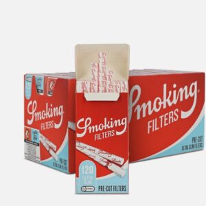Filtri Smoking Red Pre-Cut Ultra Slim 5.7mm in stick Confezione da 20 scatole da 120 filtri