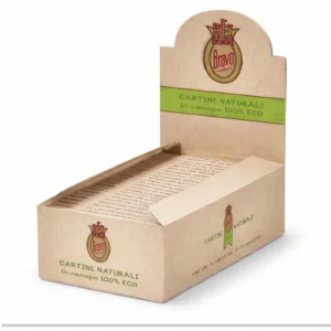 Cartine REX Bravo Eco Naturali Corte – Scatola da 50 Libretti Originali