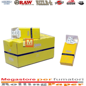 Filtri Swan Giallo Extra Slim Classic 5.7mm scatola da 20 pacchetti