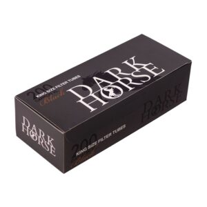 Tubetti Dark Horse Carbon Black XL 24mm Long Filter – 5 Box da 200 Tubes