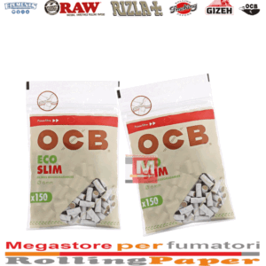 Filtri OCB Eco Biodegradabili Slim 6mm – 20 Bustine da 120 Filtrini