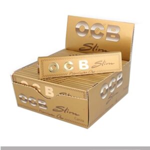 Cartine OCB Gold King Size Slim Lunghe – 50 Libretti