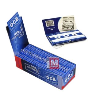 Cartine OCB Blu No.4 Corte Doppie – 25 Libretti