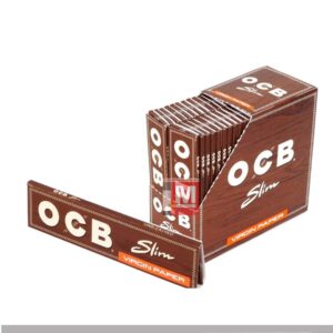 Cartine OCB Virgin Lunghe Marrone King Size Slim – 50 Libretti