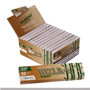 Cartine Rizla Bamboo King Size Slim – con Filtri in Carta 24 Libretti
