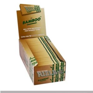 Cartine Rizla Bamboo Corte Regular 35×70 Naturali 50 Libretti