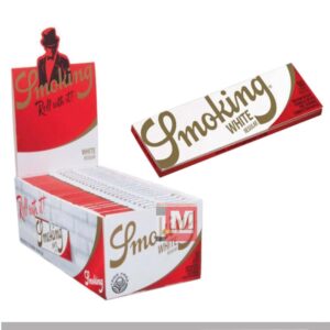 Cartine Smoking Bianche Corte Regular – 50 Libretti – Classiche in Carta Bianca