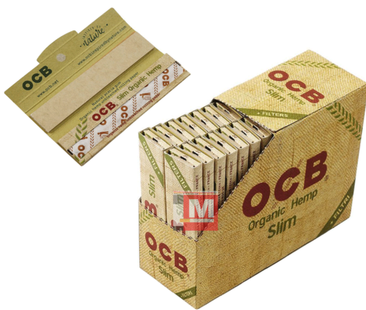 Cartine OCB Organic Hemp King Size Slim con Filtri – 32 Libretti