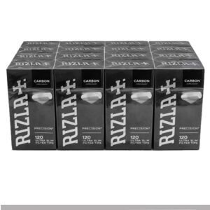 Filtri Rizla Ultra Slim 5.7mm con Carbone Attivo (Charcoal) – 20 Confezioni da 120 Filtrini