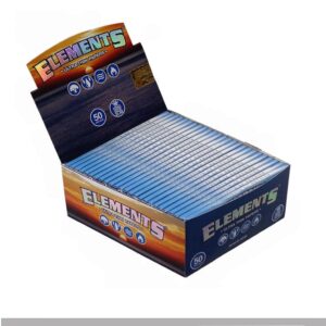 Cartine Elements Blu Lunghe King Size Slim Blue – 50 Libretti