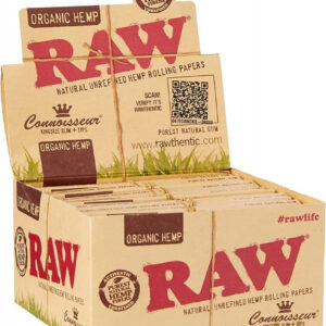 Cartine RAW Organic Hemp King Size Lunghe con Filtri in Carta Canapa Biologica – 24 Libretti Originali