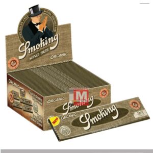 Cartine Smoking Organic Hemp Bio King Size Slim – Canapa Biologica, Box da 50 Libretti