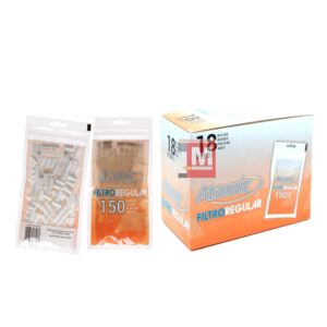Filtri Atomic Regular 8mm – 18 Buste x 150 Filtri (Totale 2700 Filtrini)
