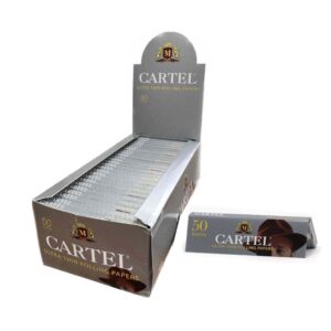 Cartine Cartel Argento Ultra Thin Silver Corte Regular – 50 Libretti Originali