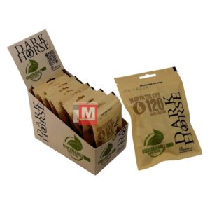 Filtri Dark Horse Slim 6mm Bio – 10 Sacchetti x 120 Filtrini Non Sbiancati e Biodegradabili (Totale 1200pz)