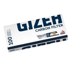 Gizeh Tubetti Carbone Attivo 8mm – 1 Box da 100 Tubi